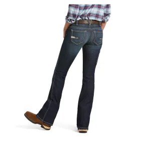 10032462 Ariat Women's Rebar DuraStretch Riveter BootCut Jeans - Hallow