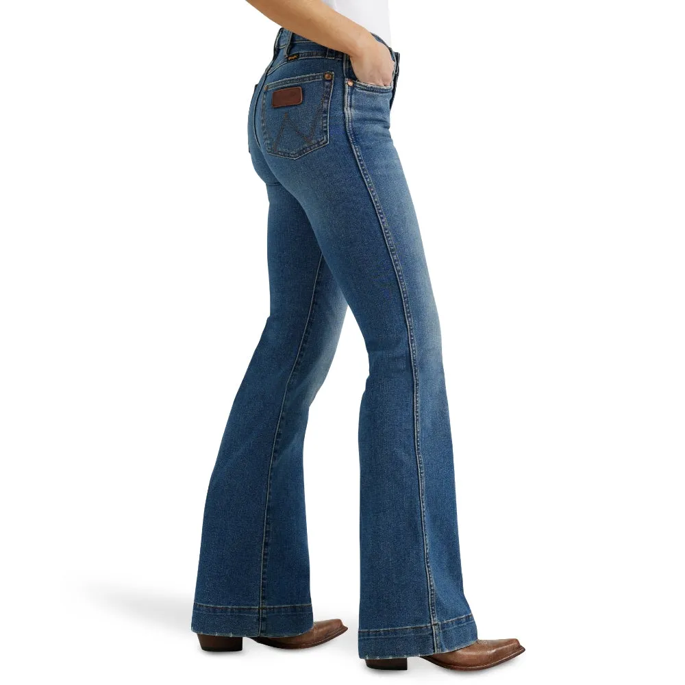 11MPESY Wrangler Women's Retro Premium High Rise Trouser Jean - Shelby