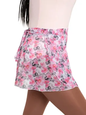 12186W Le Jardin Printed Wrap Skirt