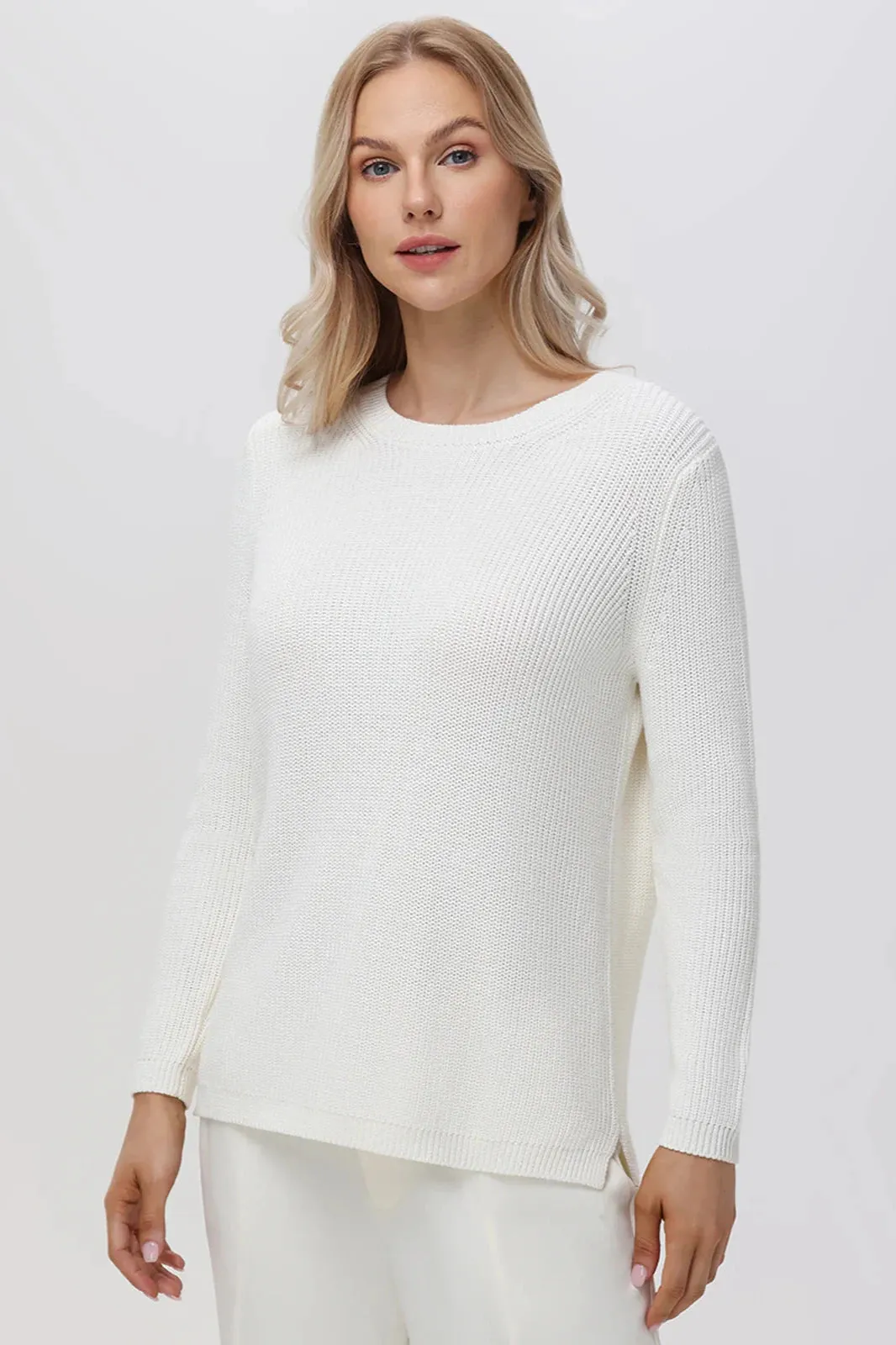 525 America Emma Crewneck Shaker Sweater