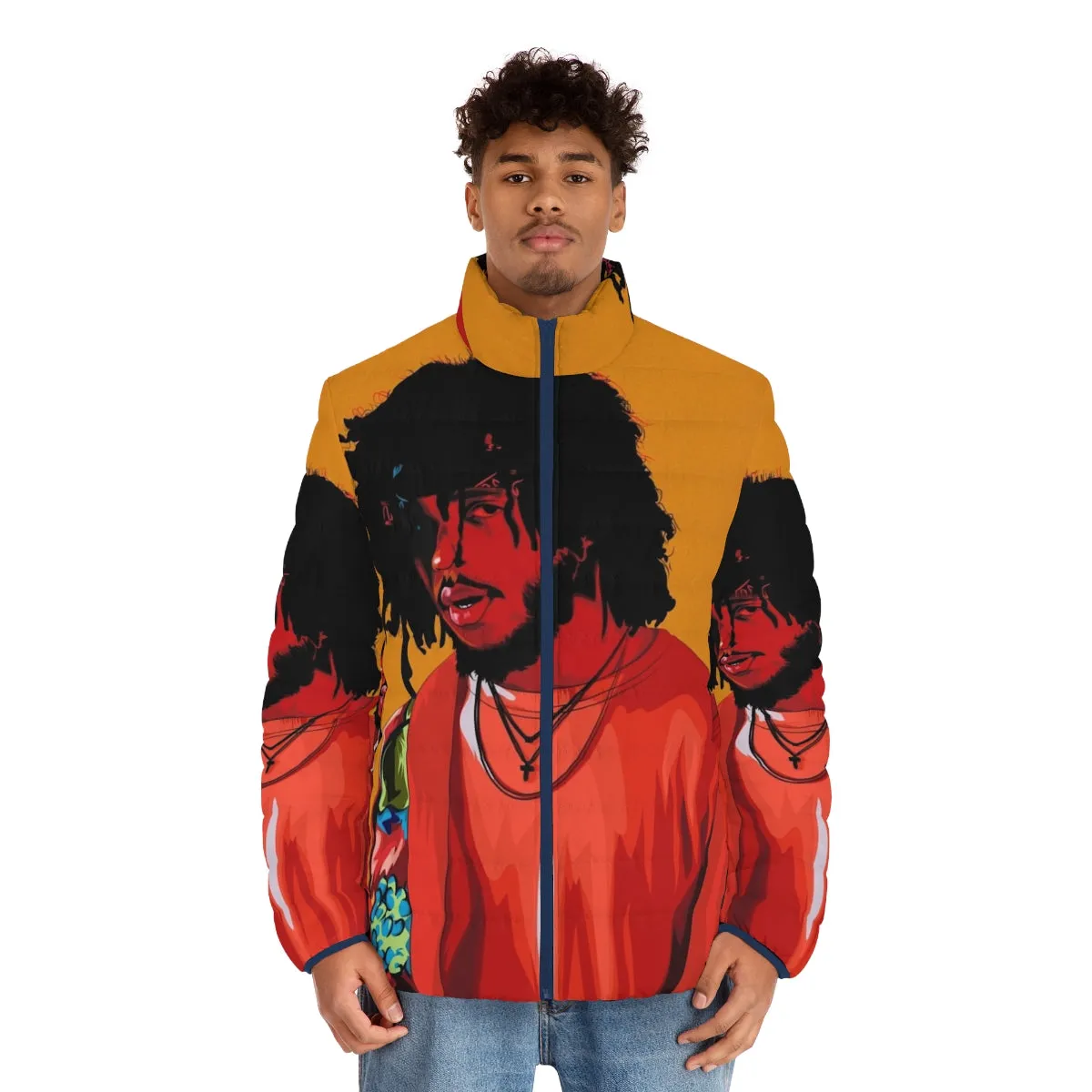 6lack Black Puffer Jacket - Hip Hop Fashion Merch