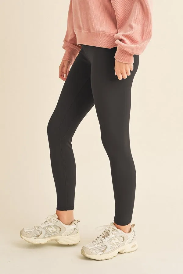 Active Fleece Lined High Waisted Leggings - Final Sale