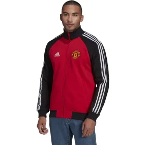 adidas Manchester United FC 2021/2022 Anthem Jacket H63993 RED/BLACK/WHITE