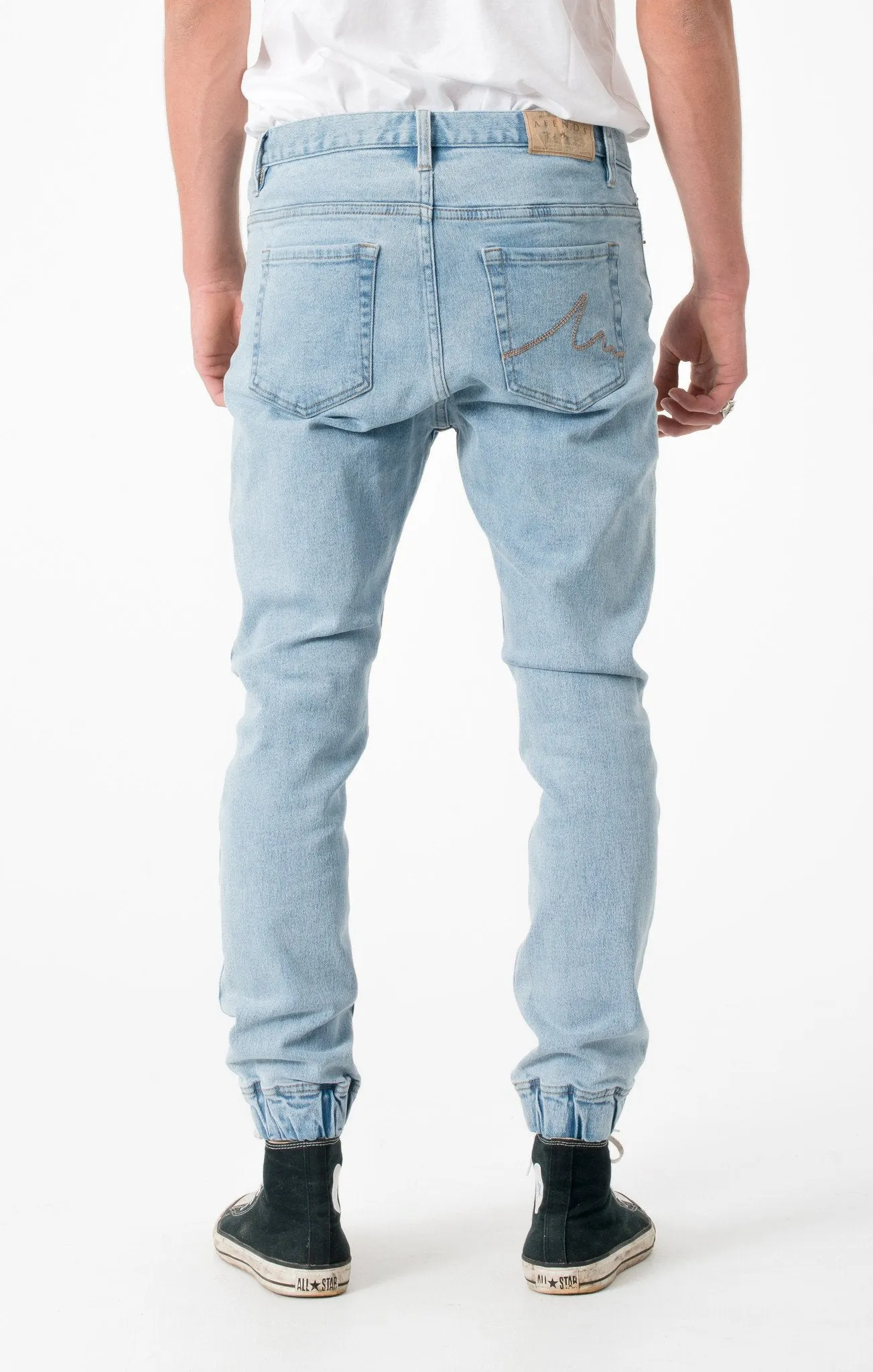 Afends Mens Reclaim - Stone Blue - Denim Pant