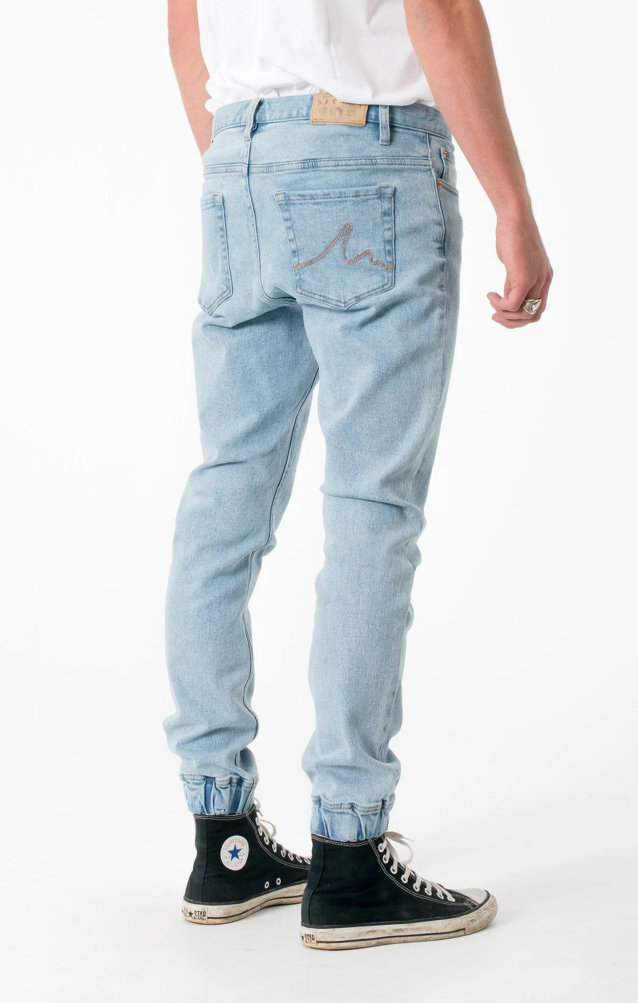 Afends Mens Reclaim - Stone Blue - Denim Pant