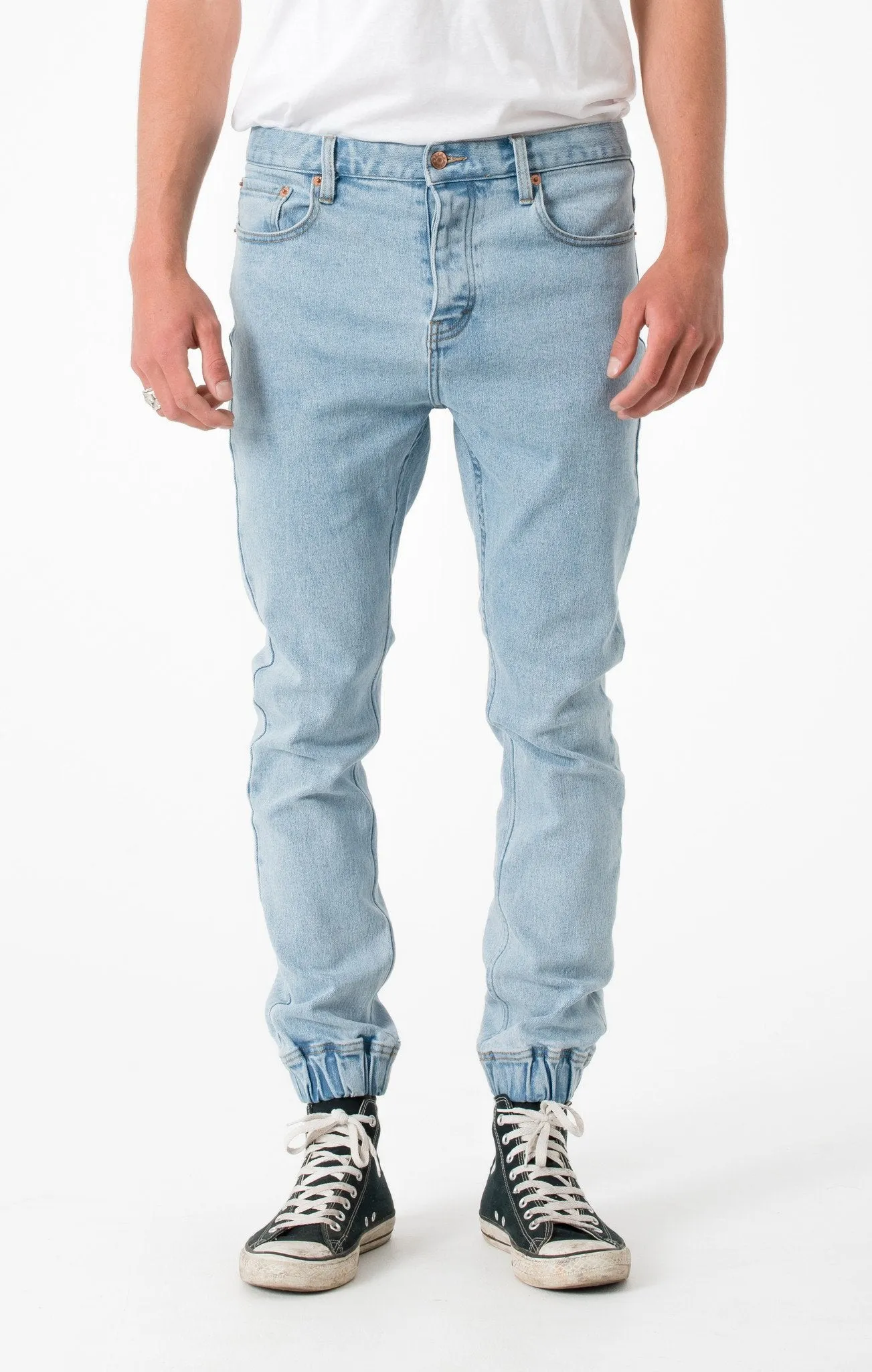 Afends Mens Reclaim - Stone Blue - Denim Pant