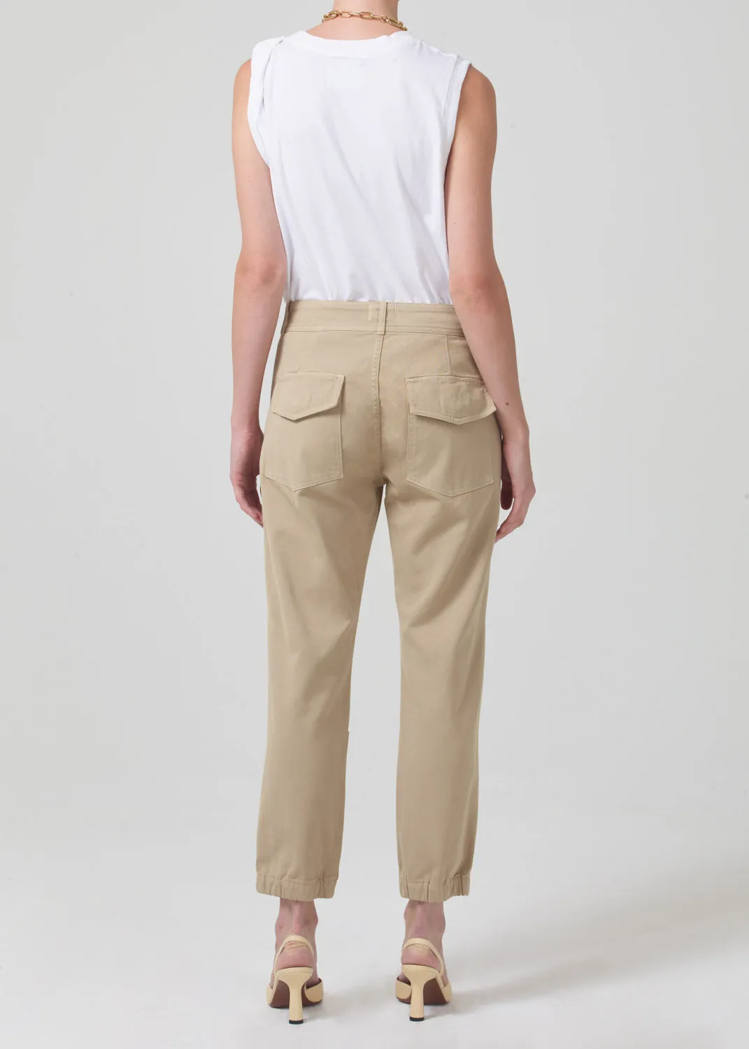 Agni Utility Trouser in Khaki Classic