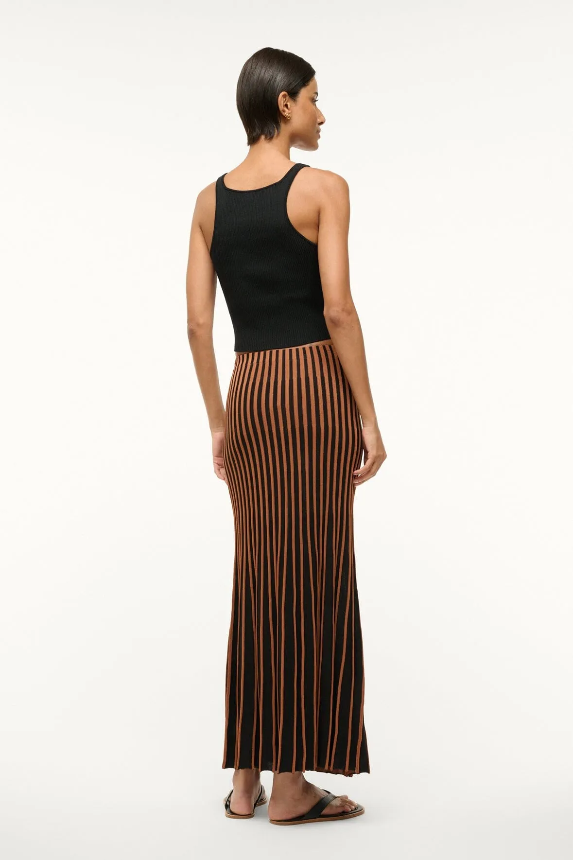 ALEIDA SKIRT | TAN BLACK