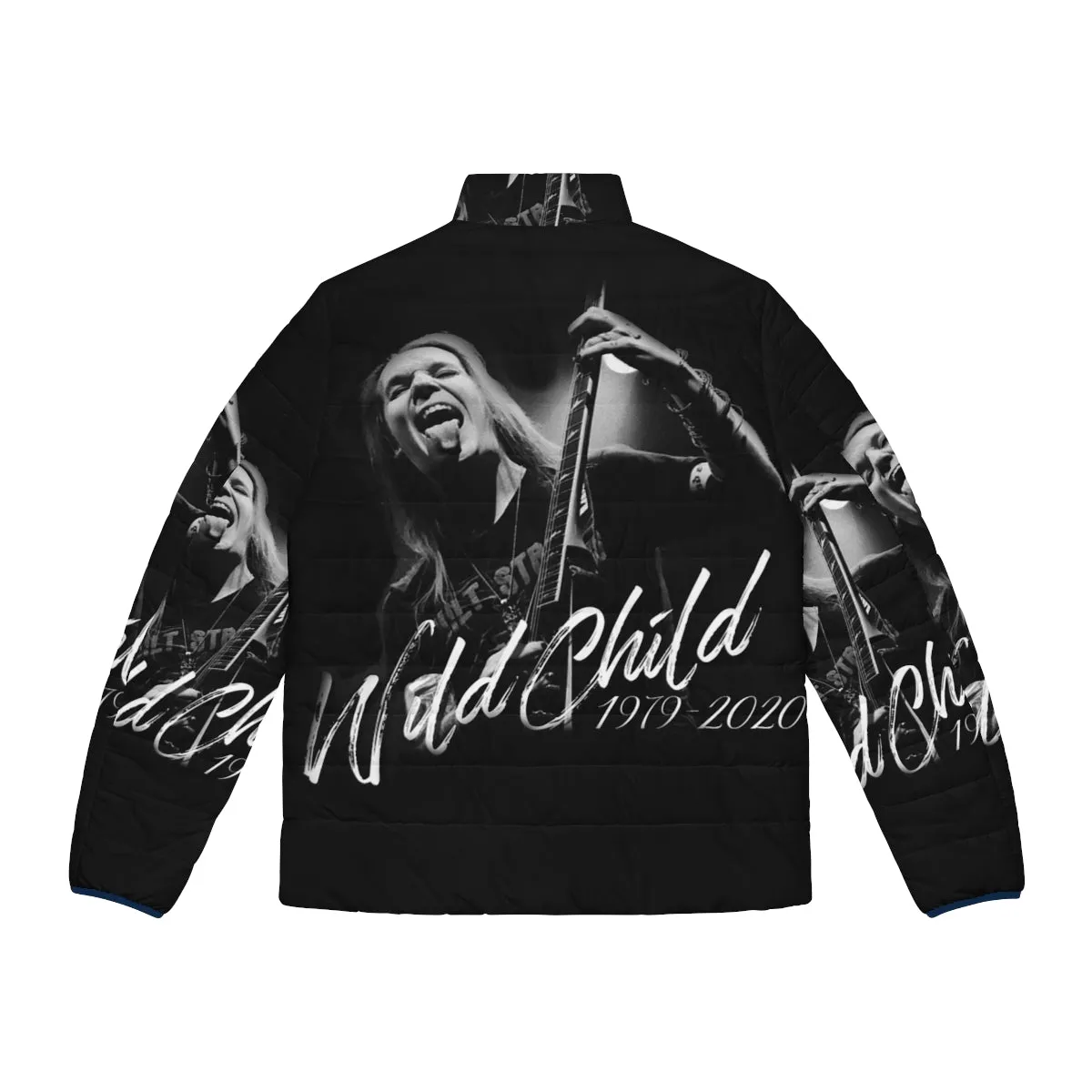 Alexi Laiho "Wild Child" Rip Puffer Jacket - Children of Bodom Tribute