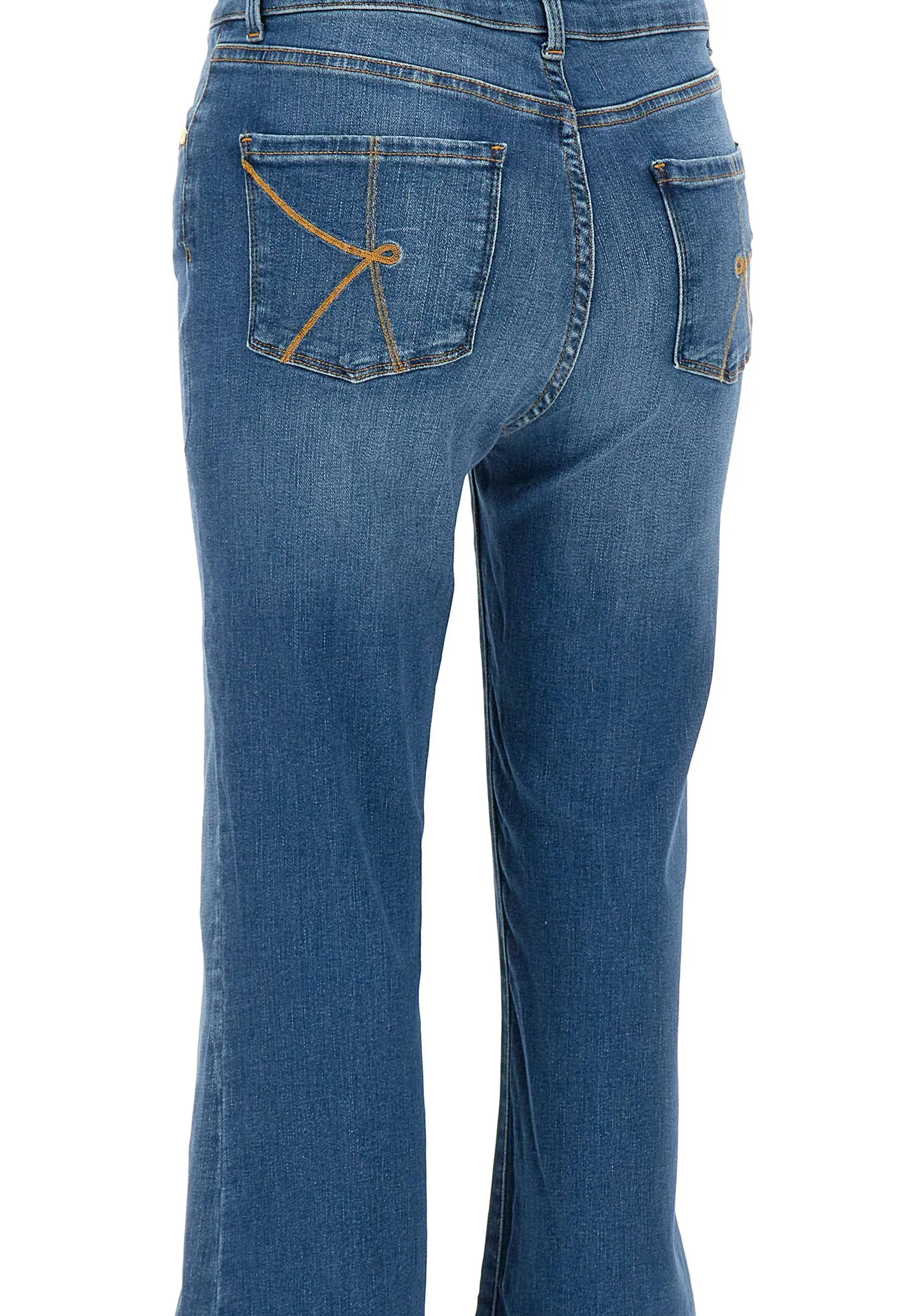 Amelie Super Flare Blue Jeans