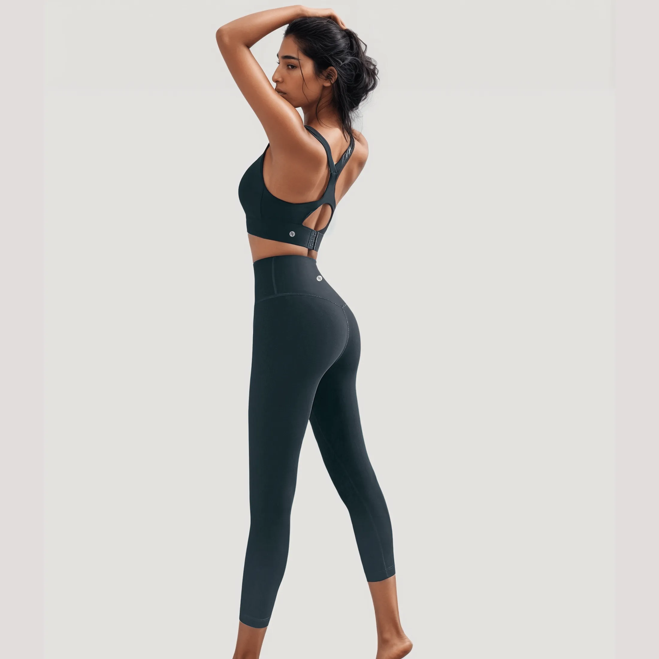 Ankle Length Leggings - Black