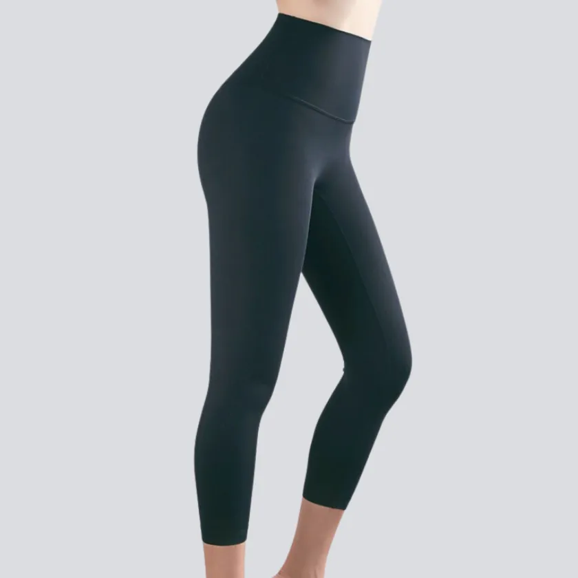 Ankle Length Leggings - Black