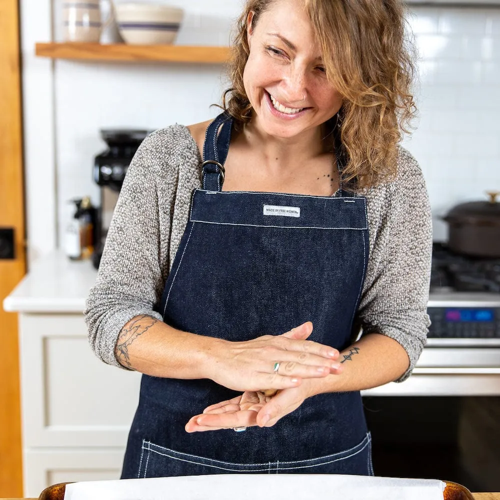 Apron Navy Denim