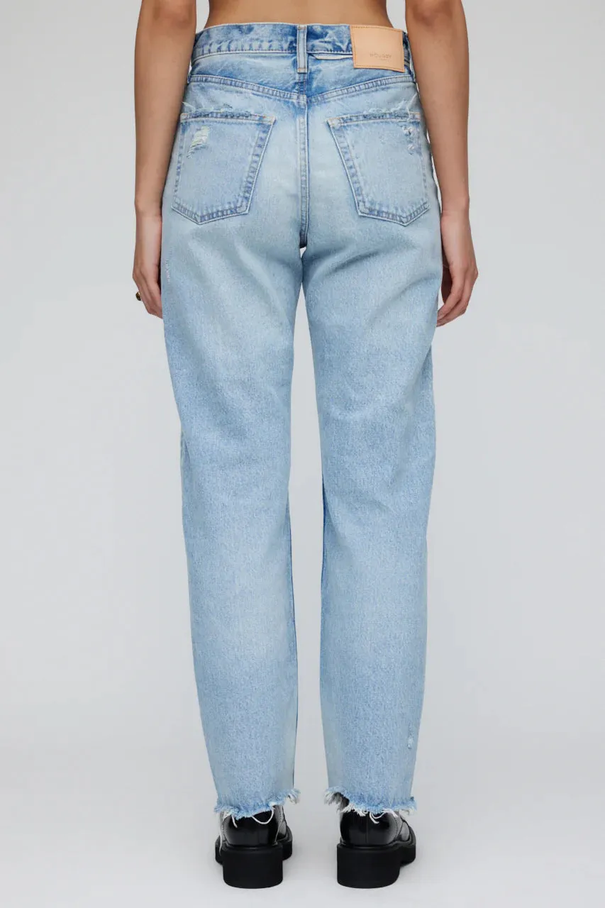 Argnett Wide Straight Jean Light Blue