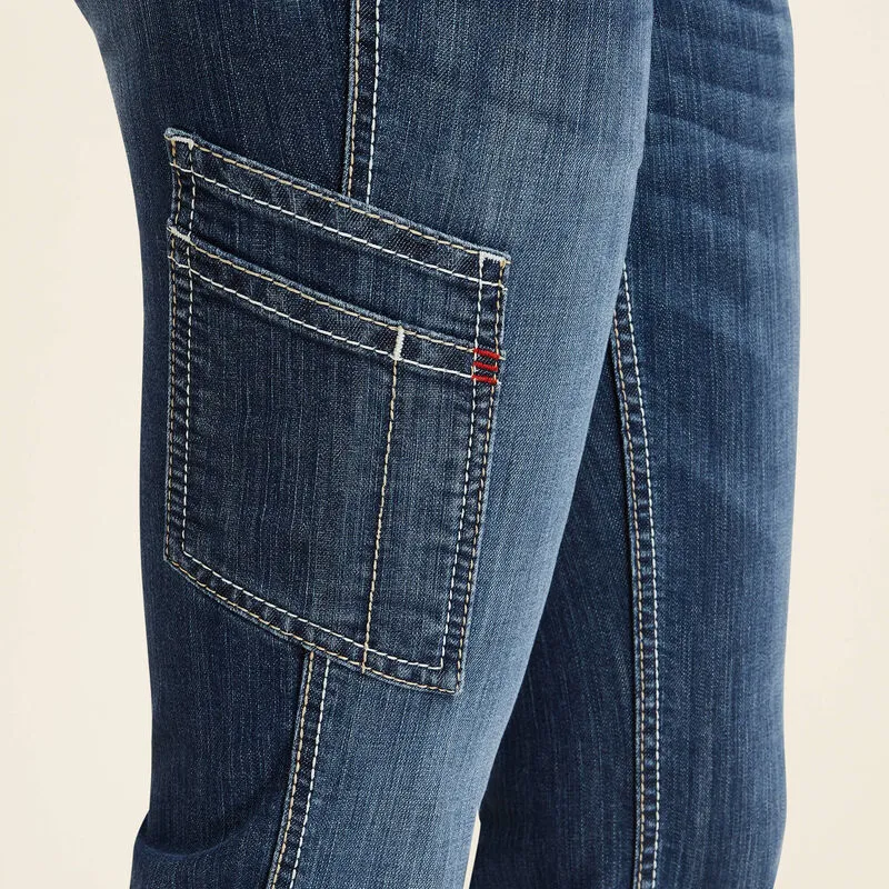 Ariat Ladies FR Perfect Rise DuraLight Stretch Cell Phone Straight Jean Style 10043155