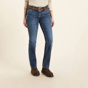 Ariat Ladies FR Perfect Rise DuraLight Stretch Cell Phone Straight Jean Style 10043155