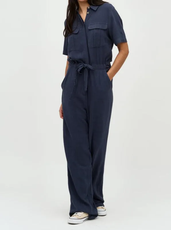 AYA CARELLO-M JUMPSUIT | OMBRE BLUE