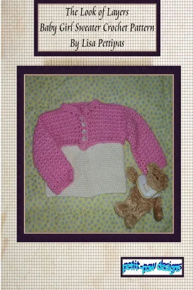 Baby Girl Sweater Crochet Pattern