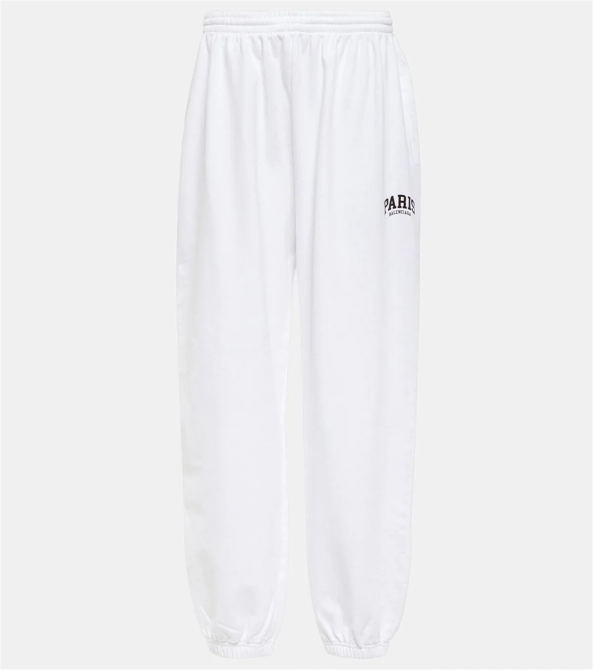 BALENCIAGA CITIES PARIS COTTON SWEATPANTS