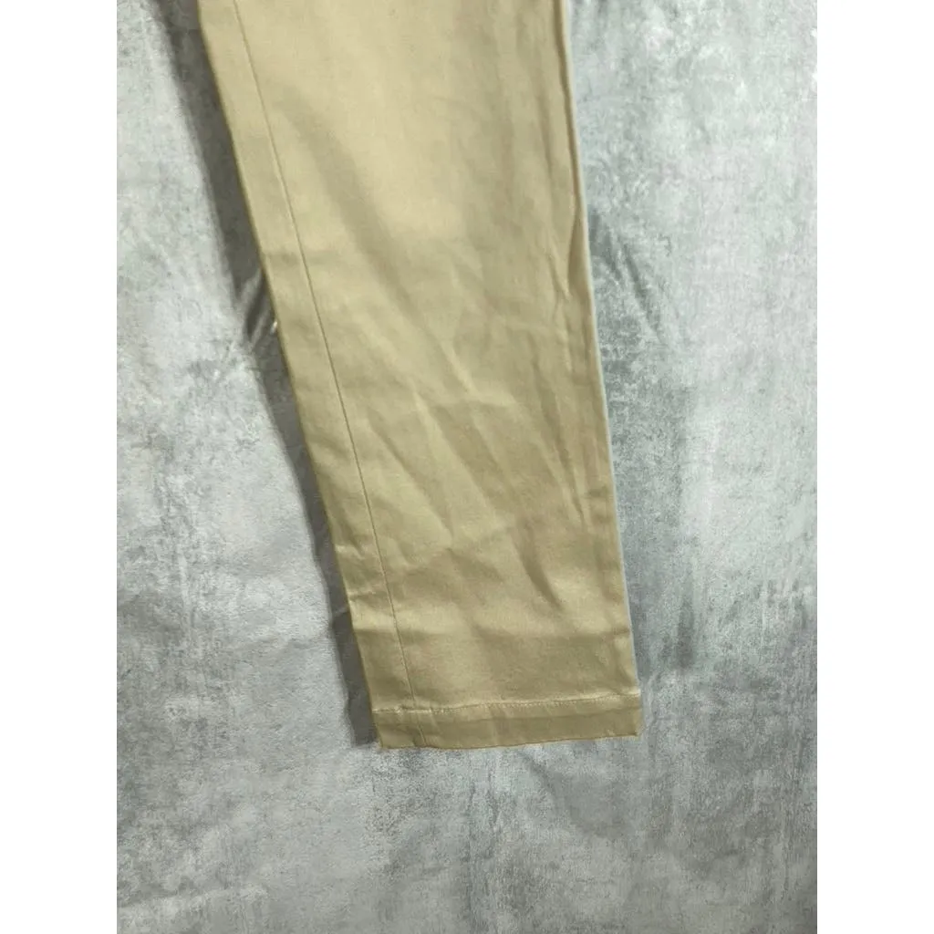 BANANA REPUBLIC Men's Tan Fulton Skinny-Fit Chino Pants SZ 30X32