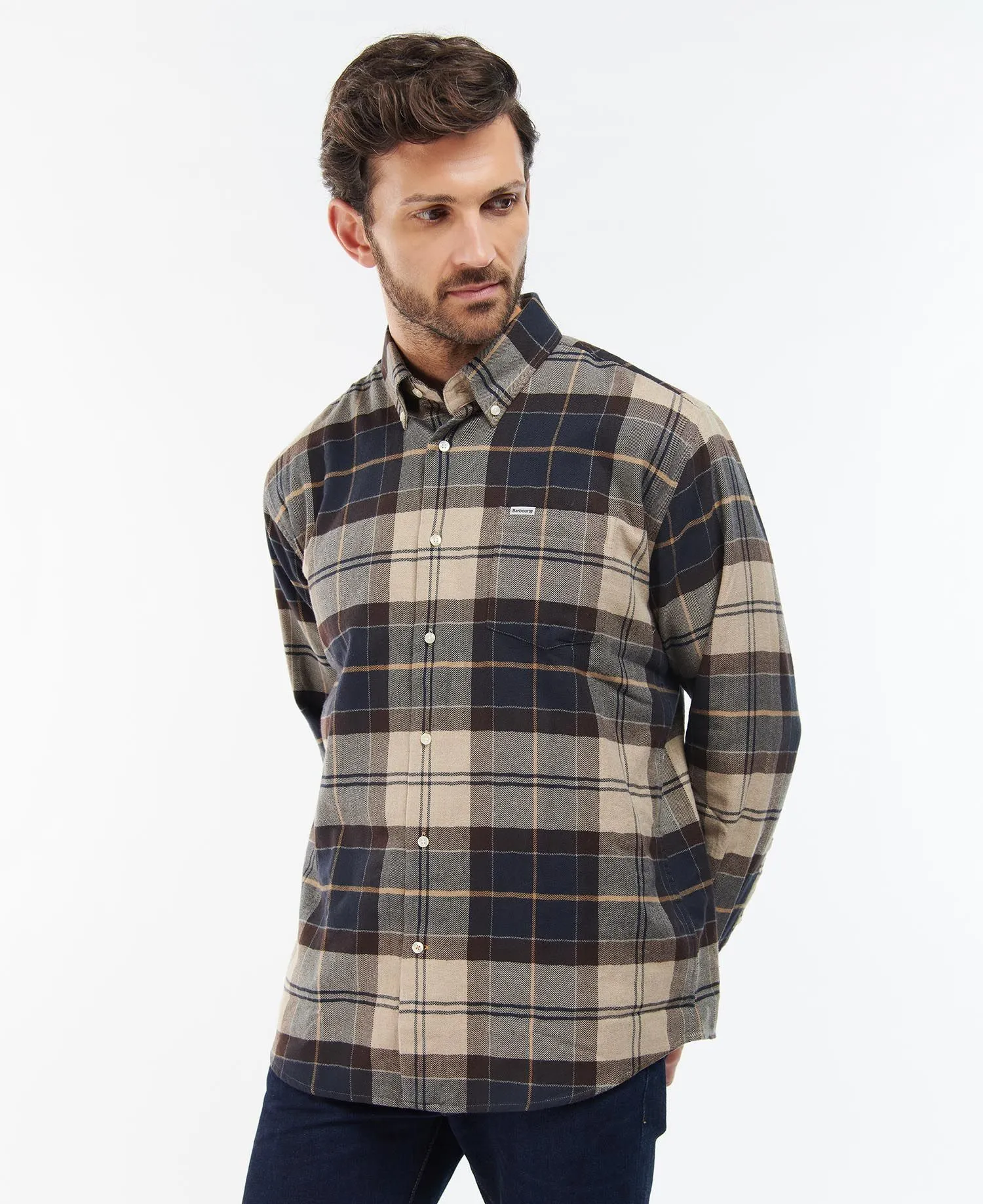 Barbour Hogside Tartan Dress Shirt in Autumn Dress