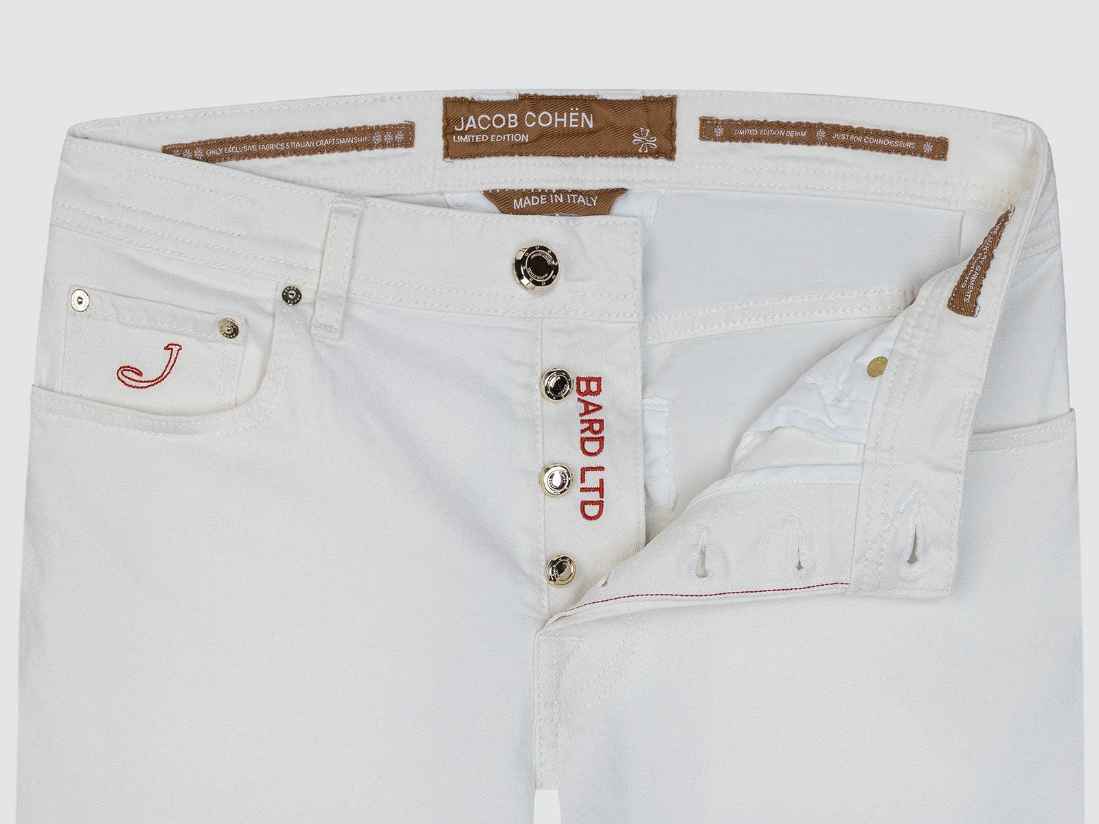 Bard white Limited Edition Stretch jeans