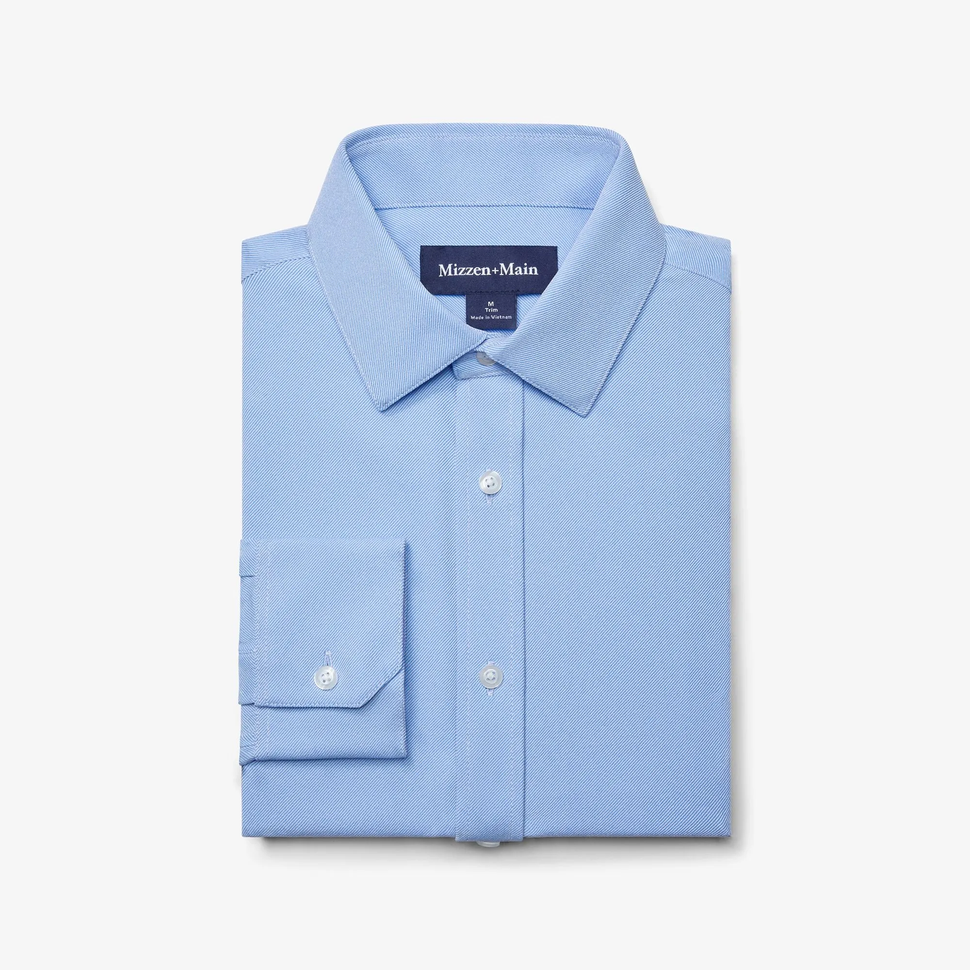 Bateman Long Sleeve Shirt in Cornflower Twill