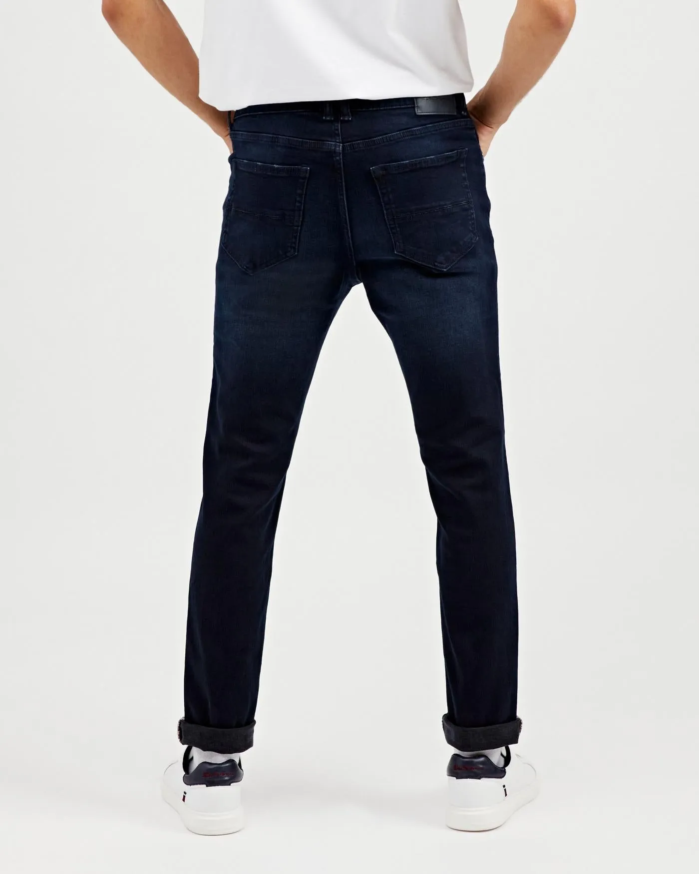 Ben Sherman Dark Wash Straight Fit Denim