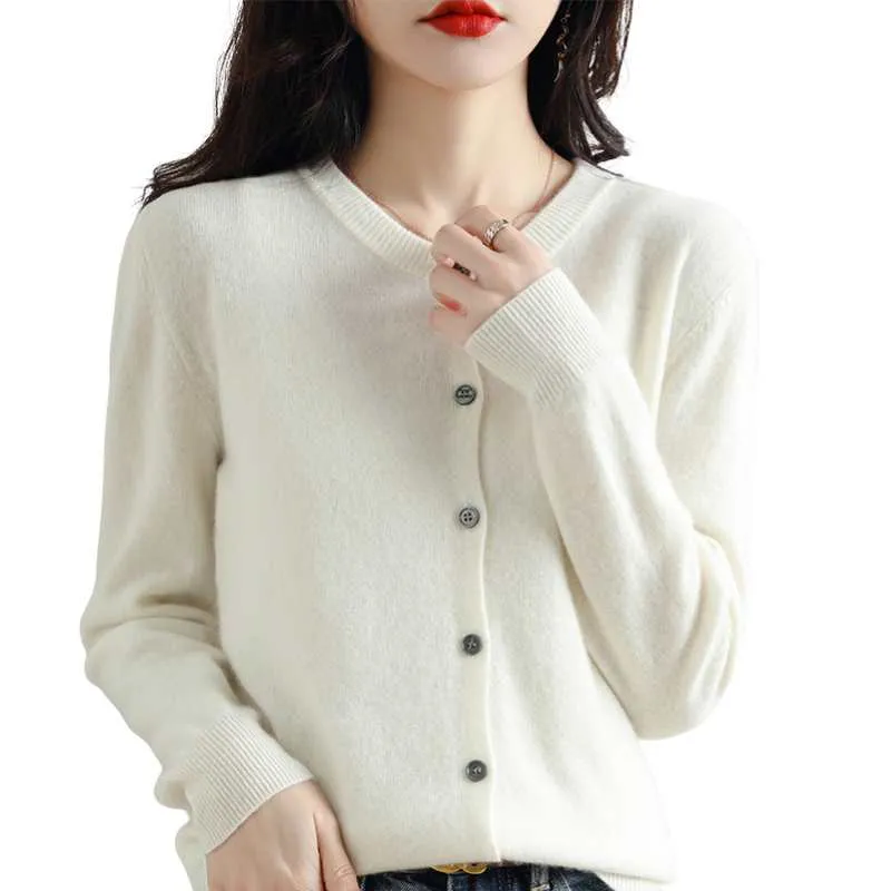 Black Button-Up Cardigan Women