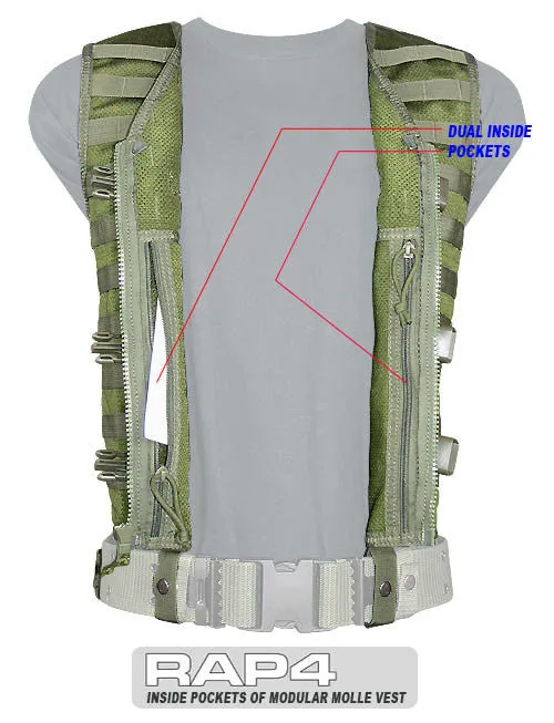 BLACK MOLLE Tactical Vest