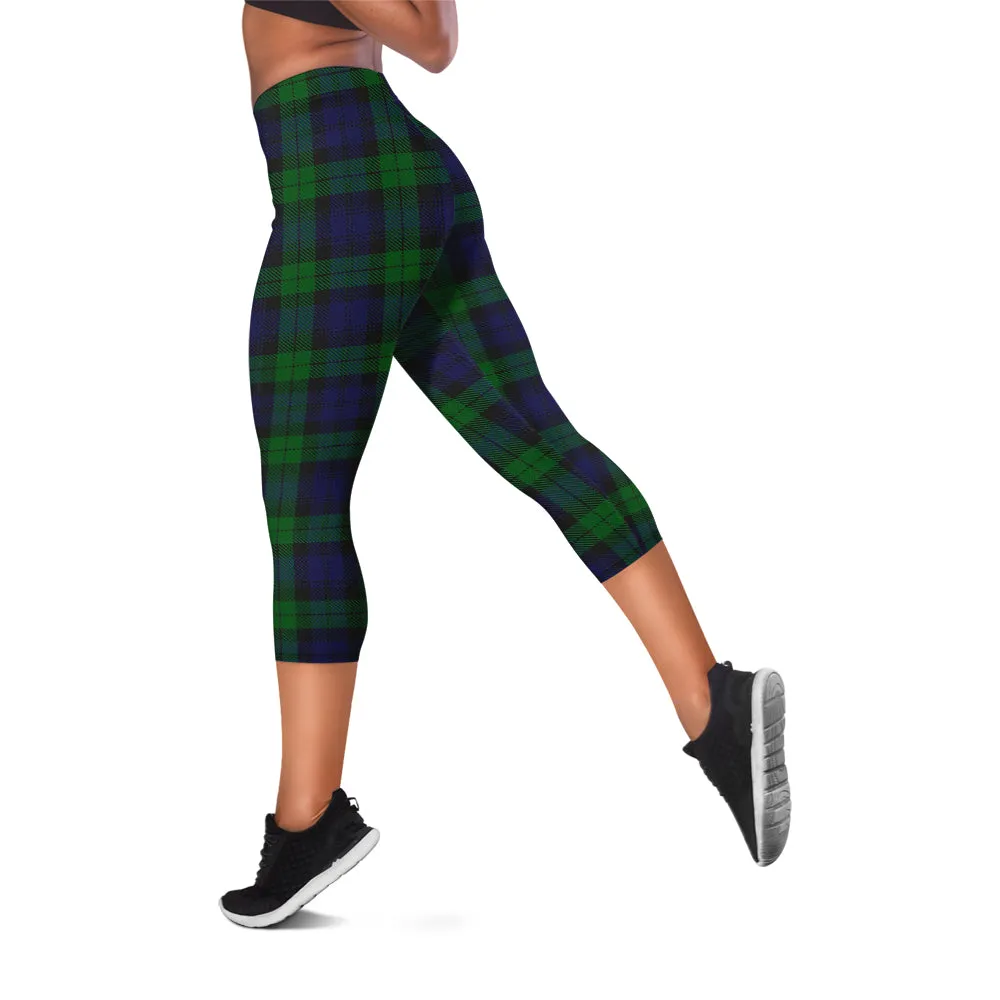 Black Watch Tartan Womens Leggings