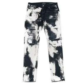 Bleached Distressed Denim