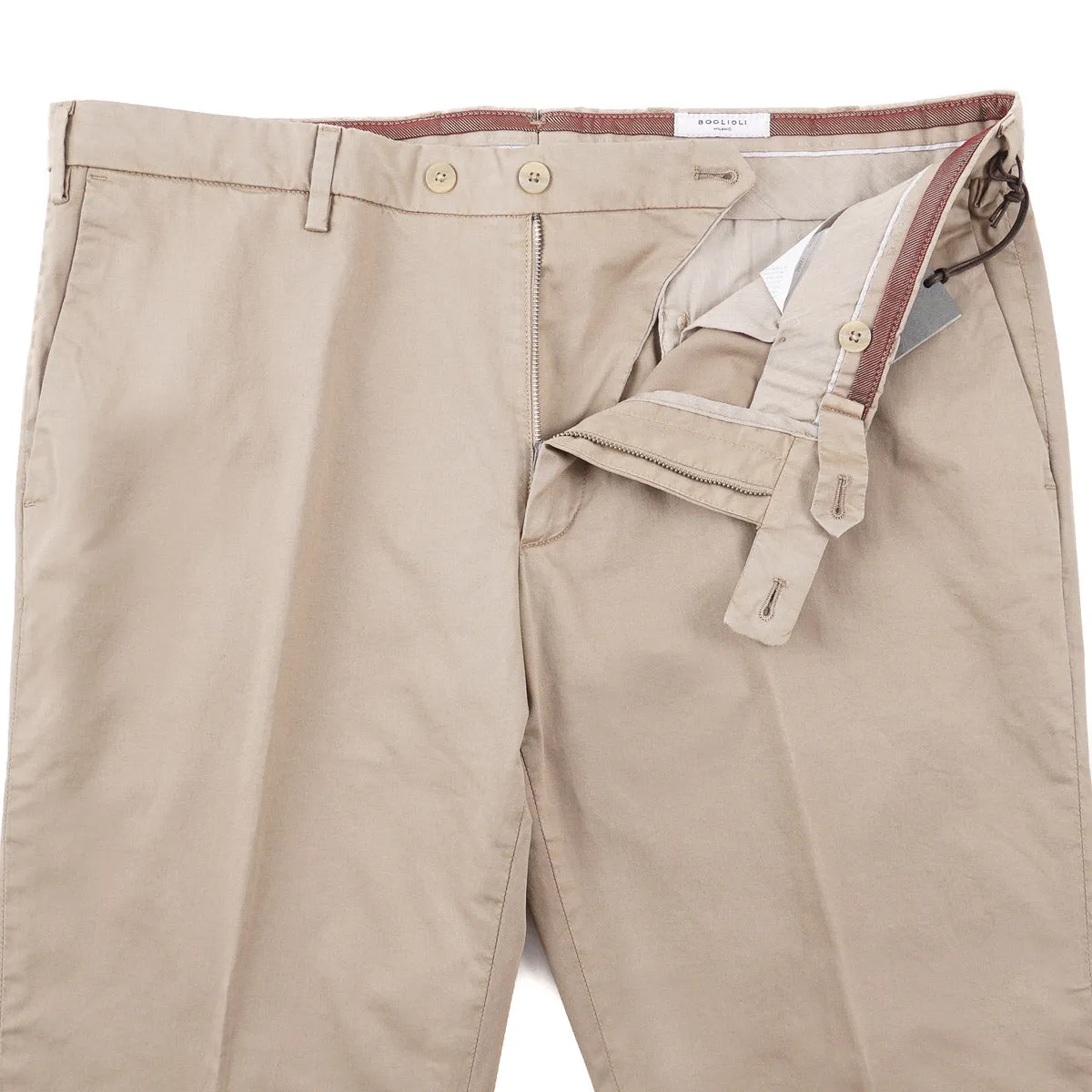 Boglioli Slim-Fit Cotton Chino Pants