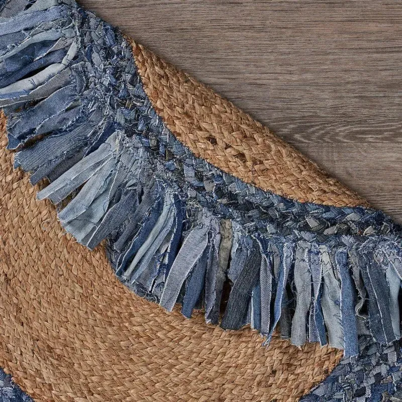 Boutique Jute 03380DEB Denim/Blue Rug