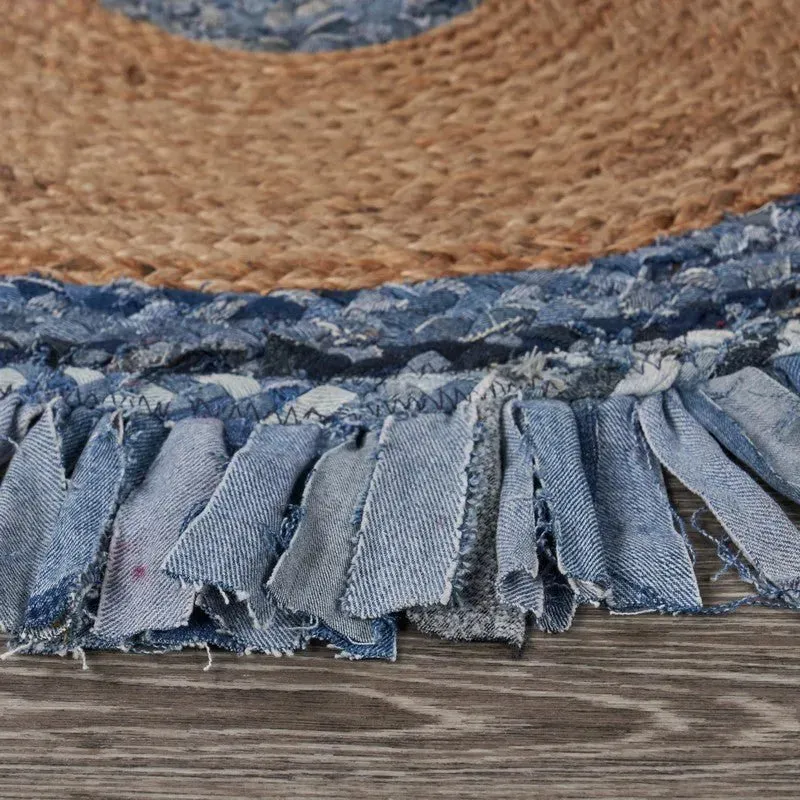 Boutique Jute 03380DEB Denim/Blue Rug