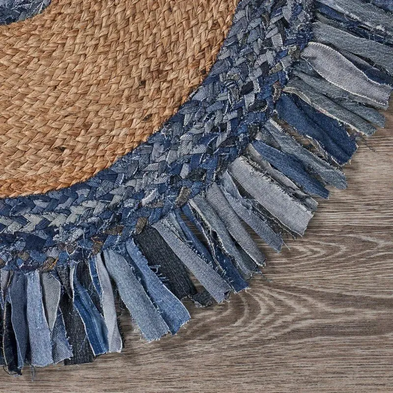 Boutique Jute 03380DEB Denim/Blue Rug