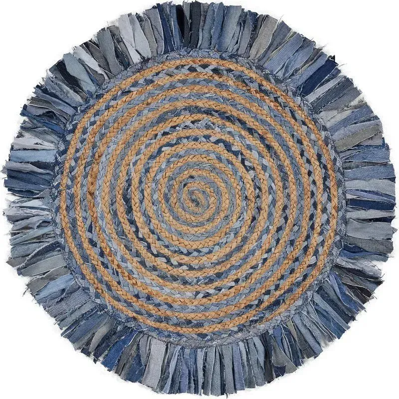 Boutique Jute 03384DEB Denim/Blue Rug