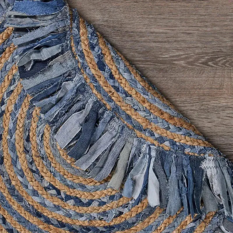 Boutique Jute 03384DEB Denim/Blue Rug