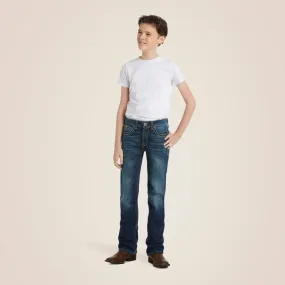 Boys Ariat 10018338 B5 Slim Boundary Stackable Straight Leg Jean