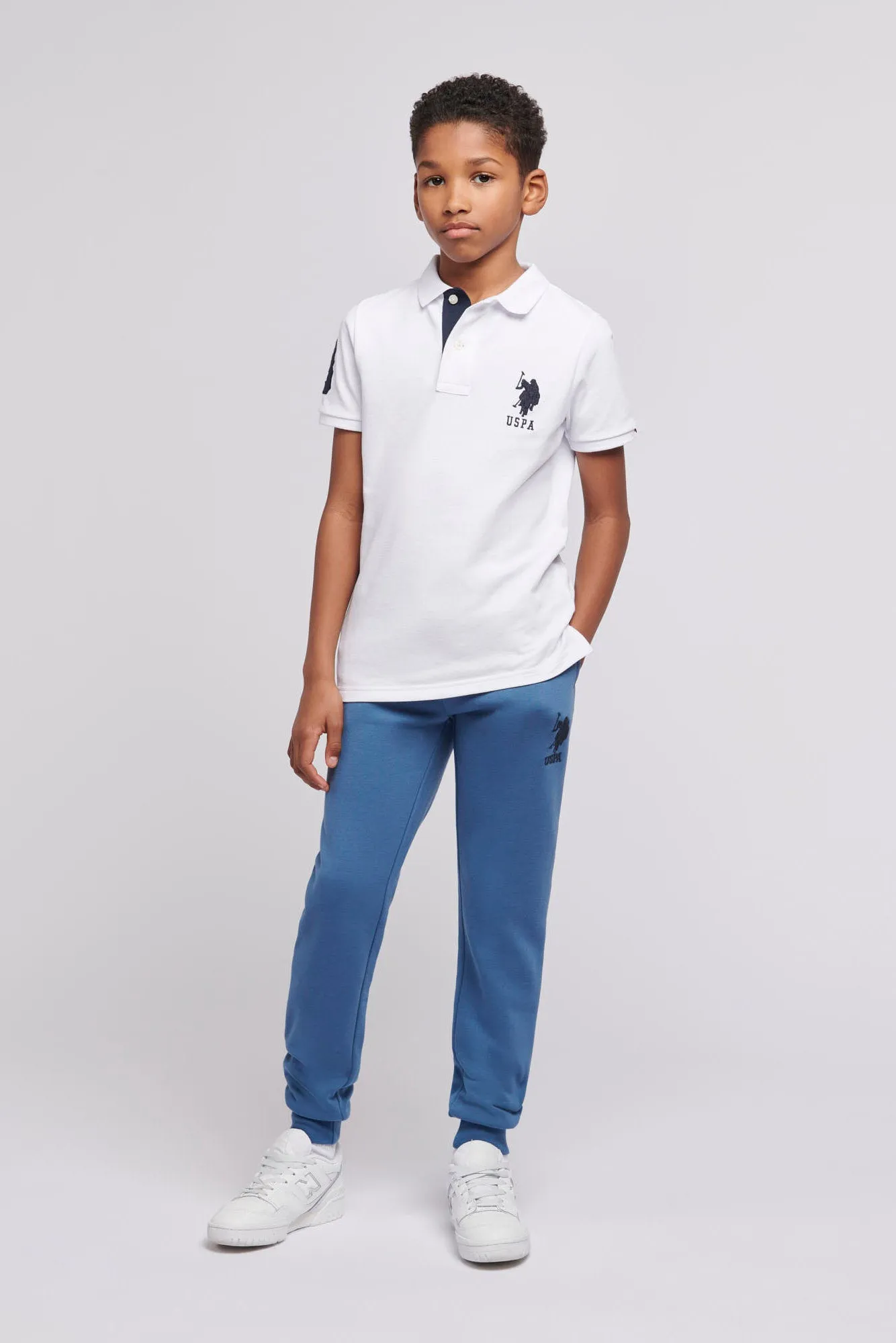 Boys Player 3 Joggers in Blue Horizon