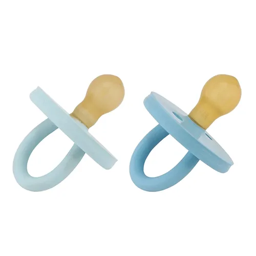 Bumi Bebe Dummy/Pacifier - Sky Blue & Denim