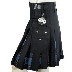 Cargo Kilts - Tartan Combo Utility Kilt: US Air Force