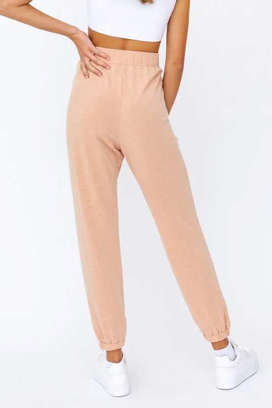 *CASUAL JOGGERS PEACH