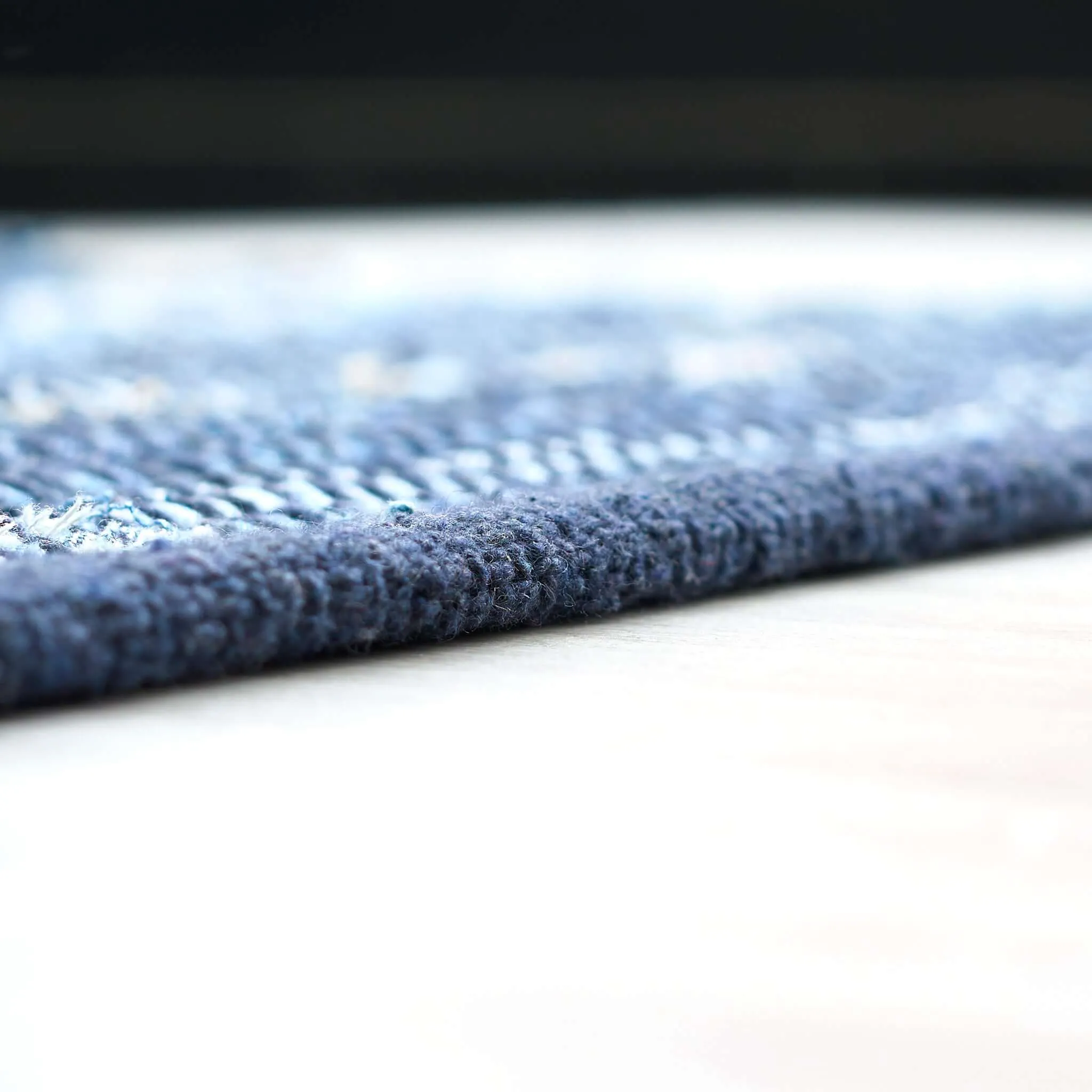 Chindi Handwoven Denim Recycled Rag Rug