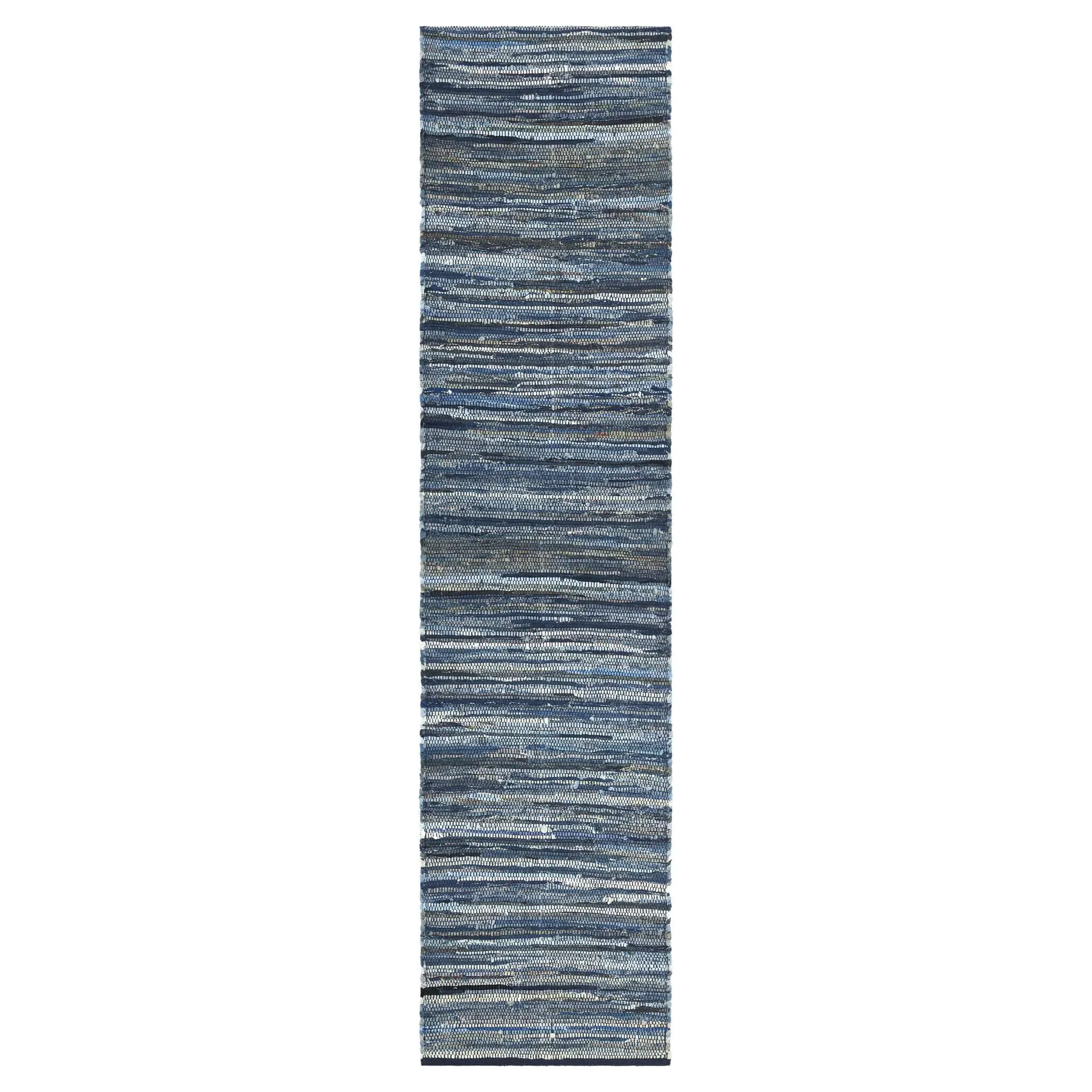 Chindi Handwoven Denim Recycled Rag Rug