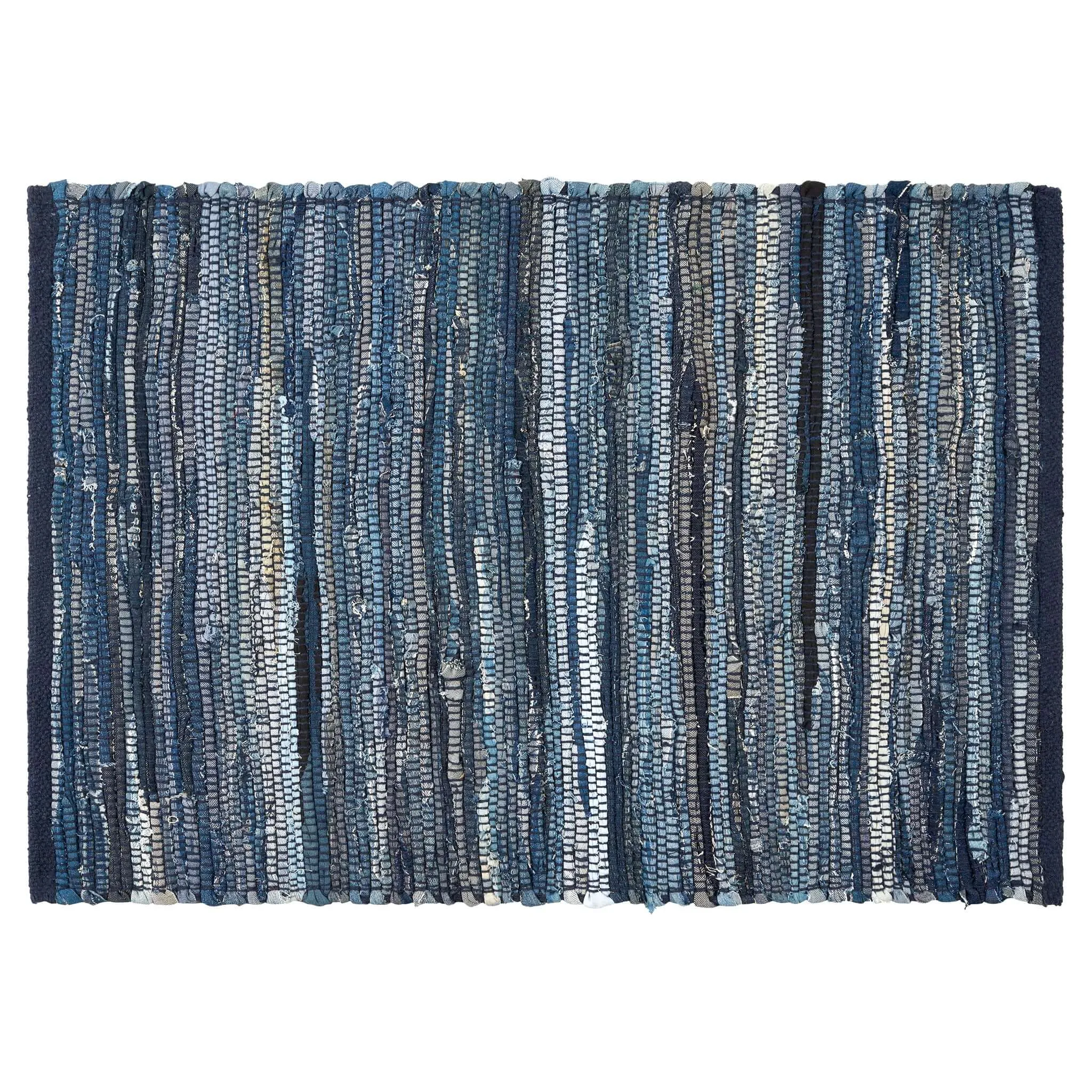 Chindi Handwoven Denim Recycled Rag Rug