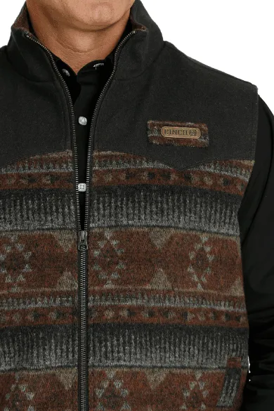 Cinch Men's Brown Multi Wooley Concealed Carry Vest MWV1543007