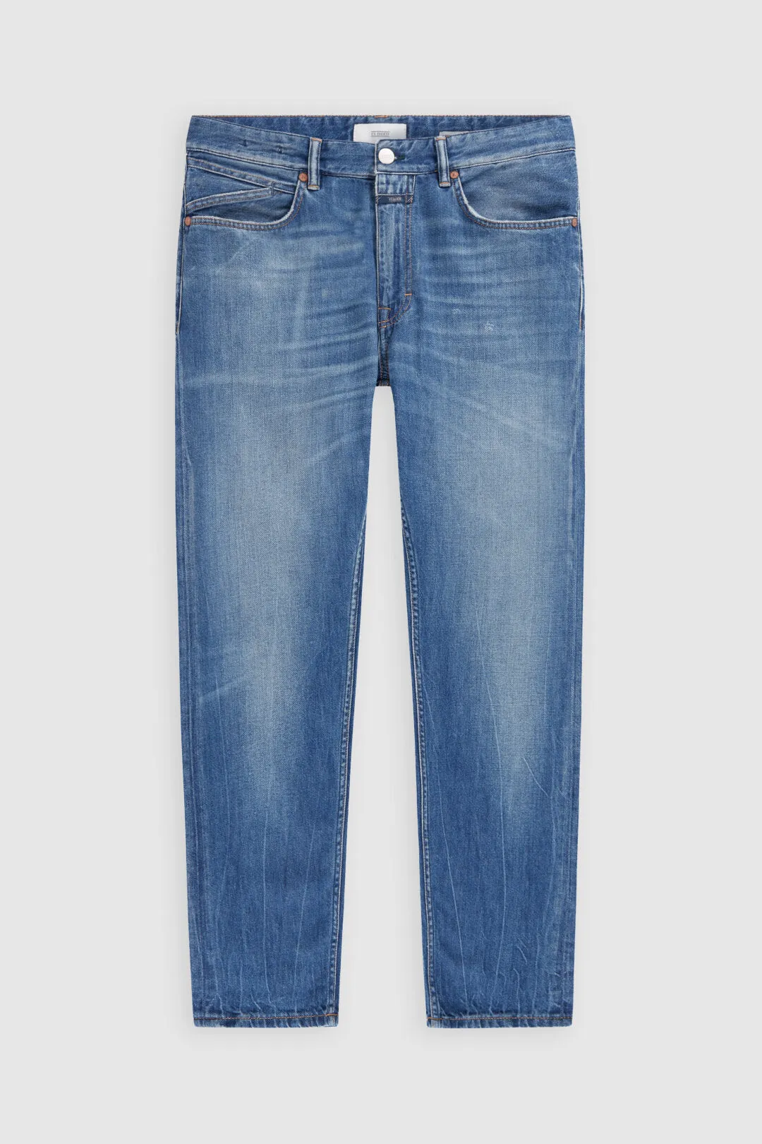 Closed New Mid Blue Cooper Tapered Denim Jean