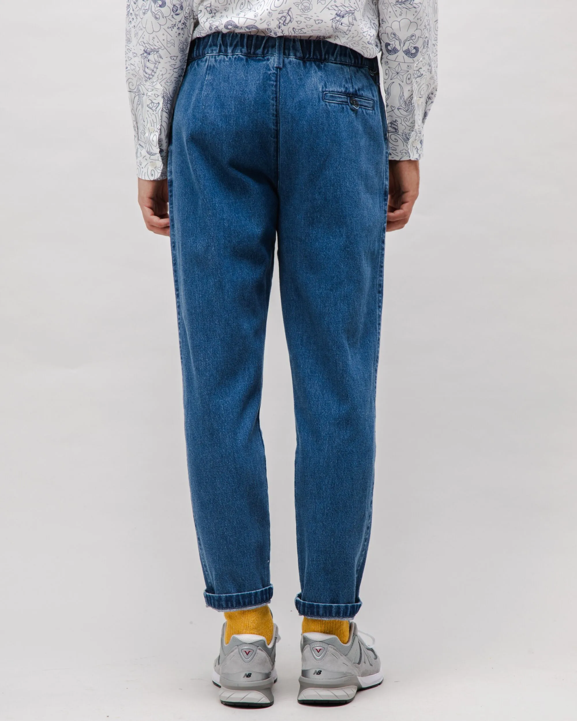 Comfort Denim Chino Pants - Indigo