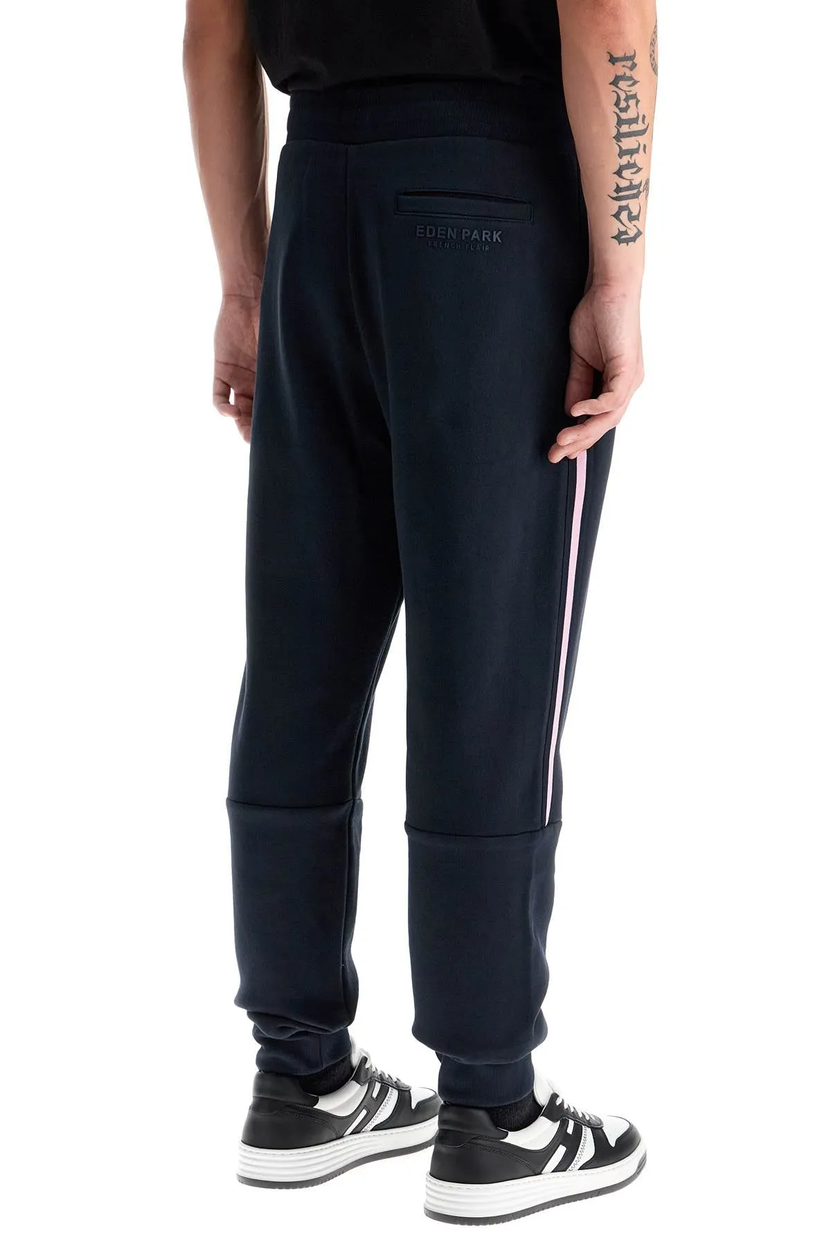 contrast band joggers with eight